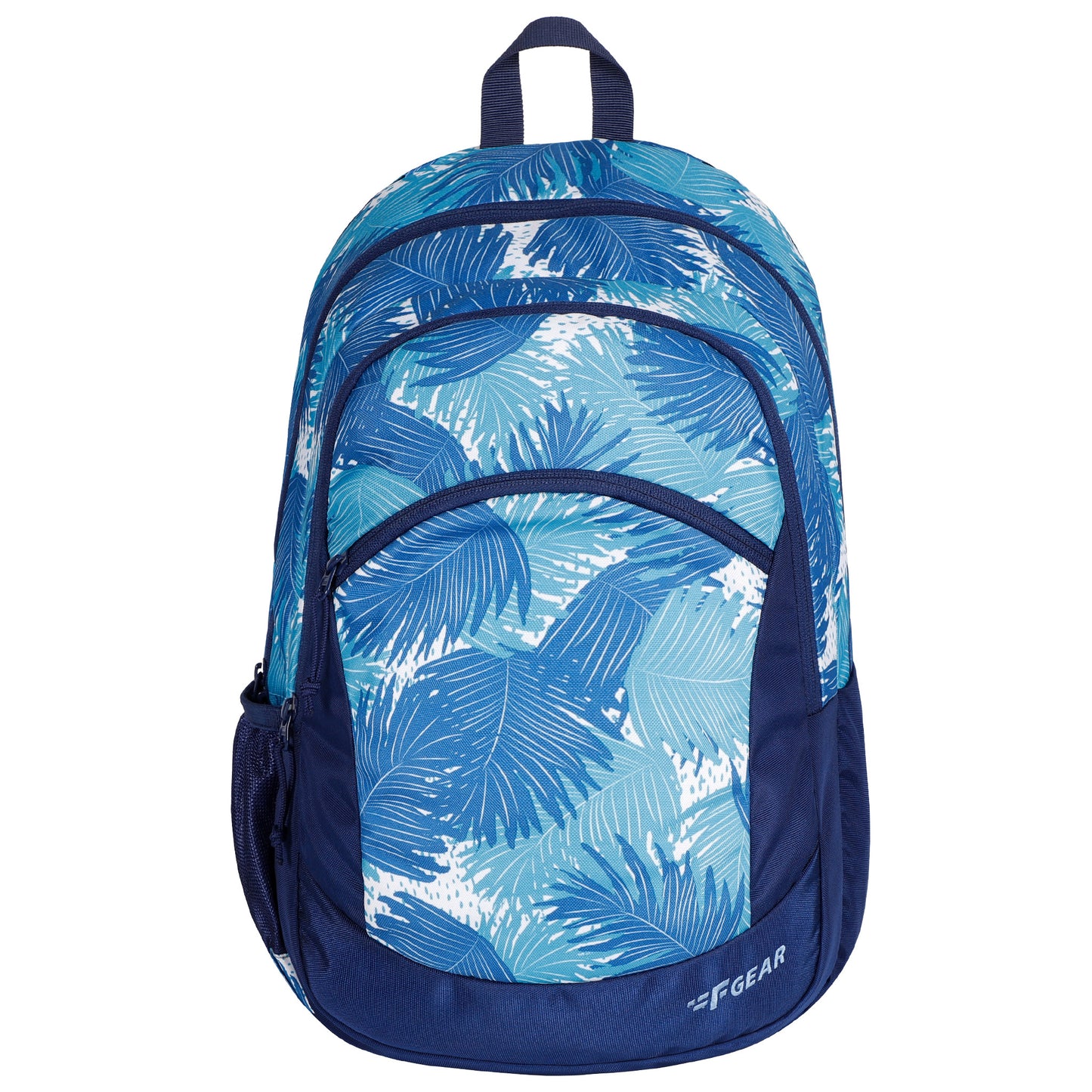 Nico 17L Ferns Aqua Navy Blue Backpack