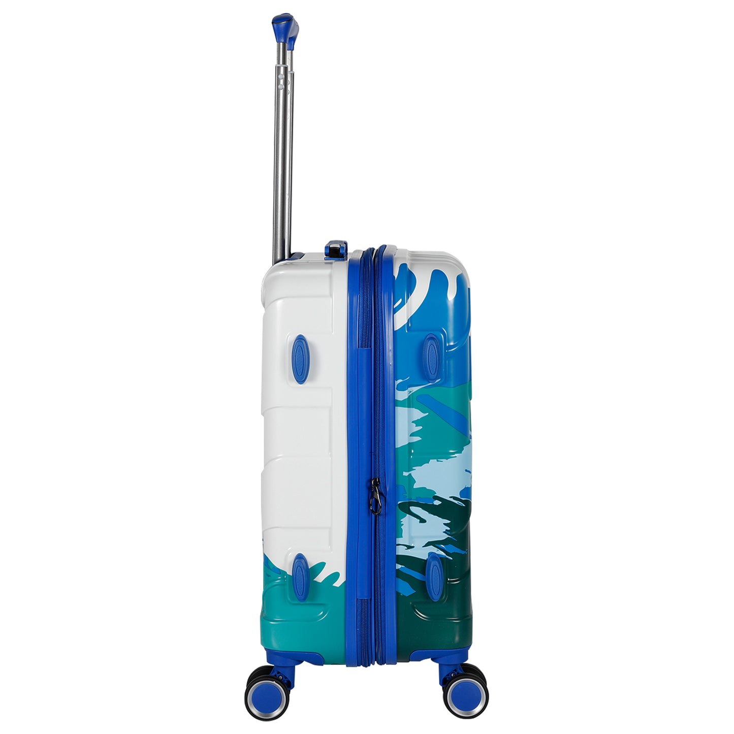 Picasso 20" Blue Expandable Cabin (Small) Suitcase