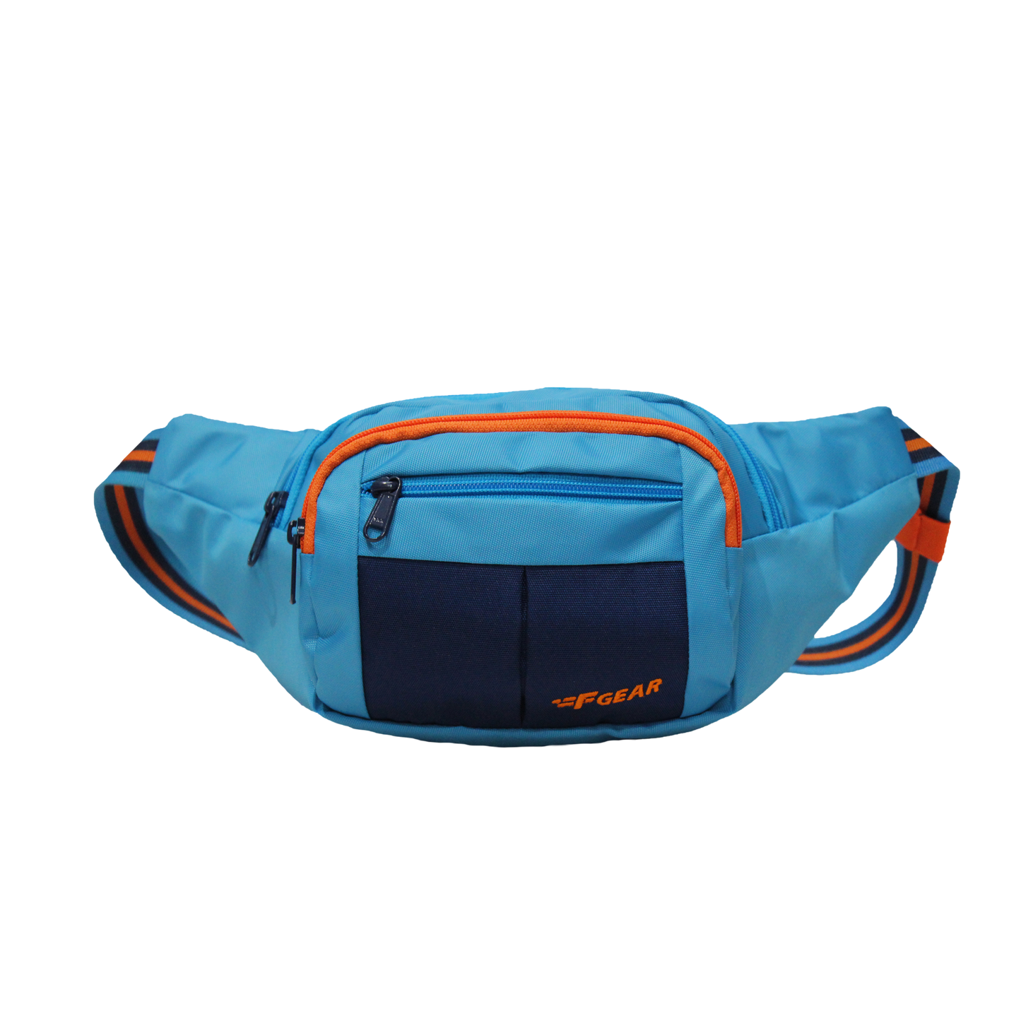 Lattitude Blue Navy Orange Waist Pouch