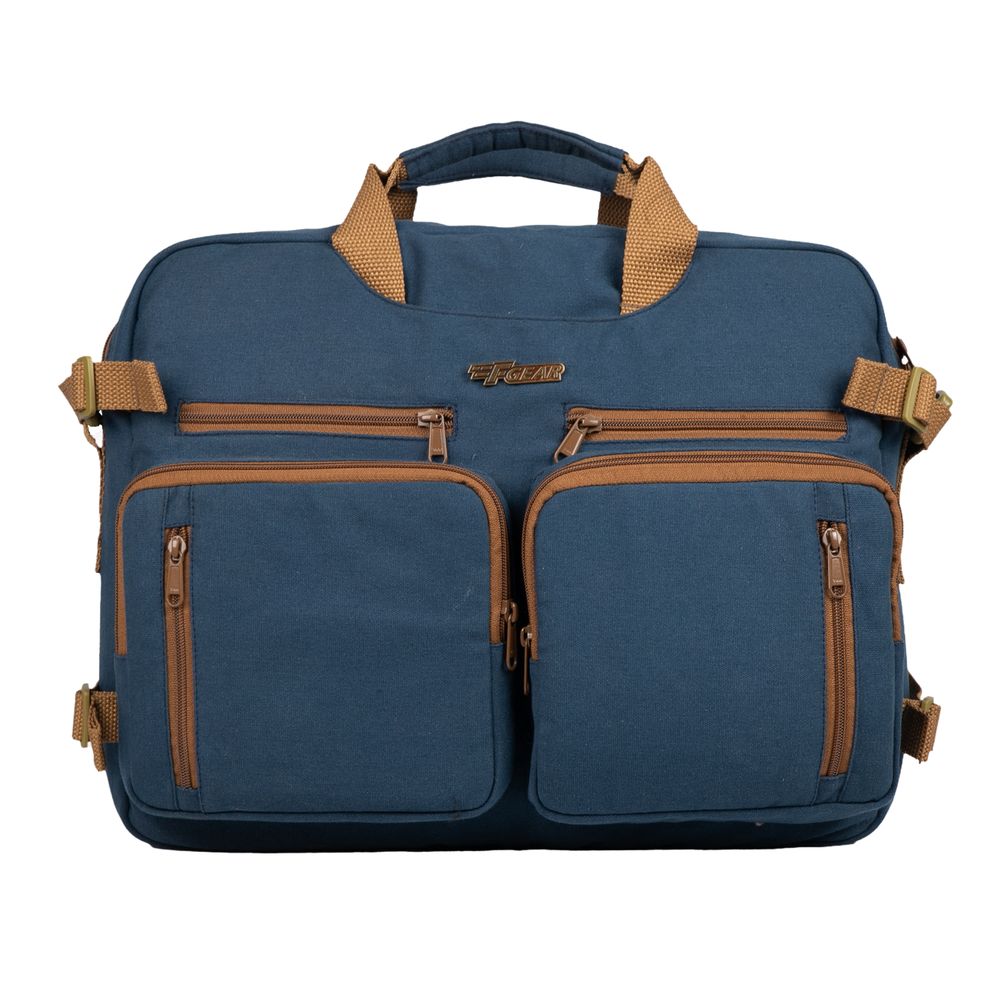 Dyad 21L Navy Canvas 2in1 Messenger Bag cum Backpack