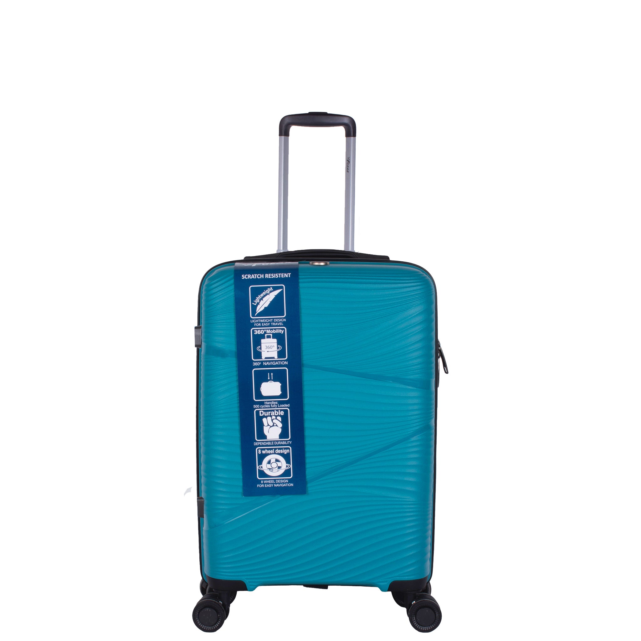 Joy PP008 24 Blue Medium Check-in Suitcase – F Gear.in