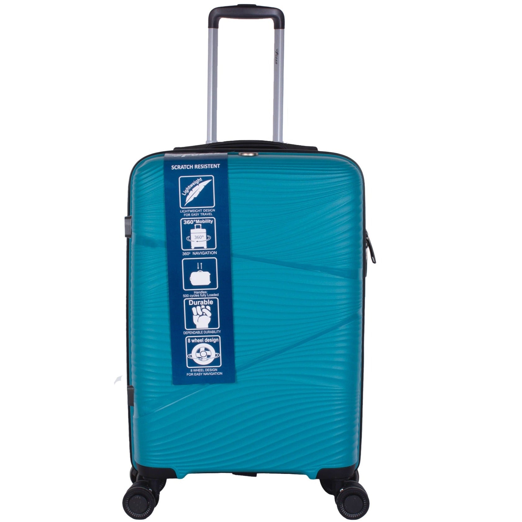 CITY BAG Medium Cabin Luggage bag (61cm)Trolley bag Two Wheel And Number  Lock Expandable Cabin & Check-in Set - 24 inch BLUE - Price in India