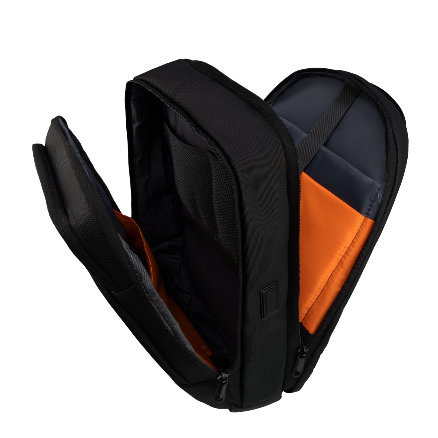 Reign 30L Black Laptop Backpack