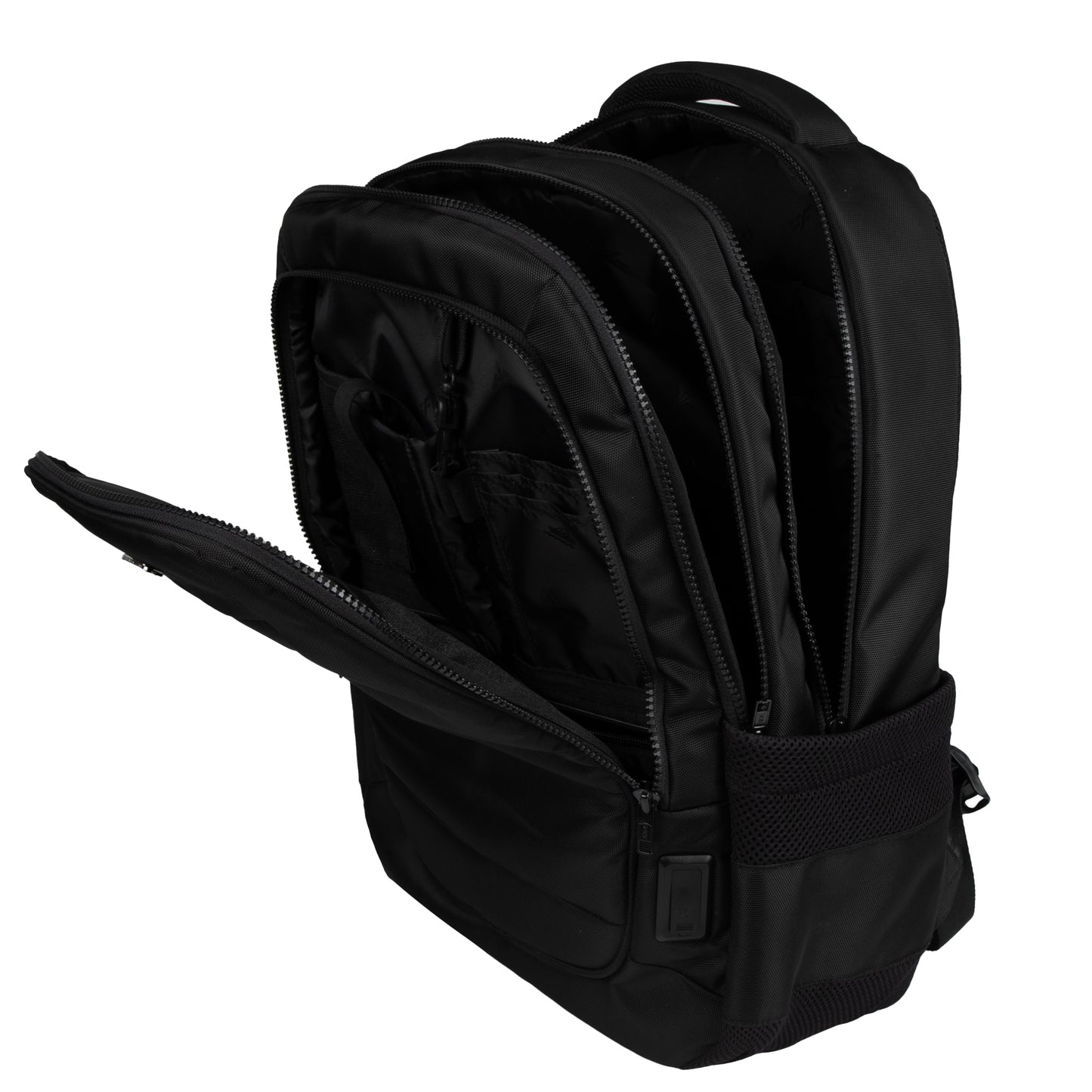Calima 28L Black Laptop Backpack with Raincover