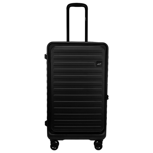 Windsor Black 68 cms Medium Front Opening Trunk-Style Check-in Strolley with Expander