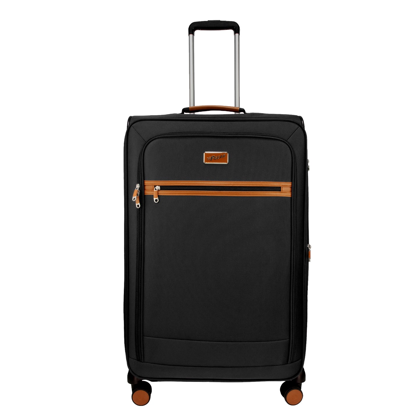 SoftAir Large Black Check-in Suitcase