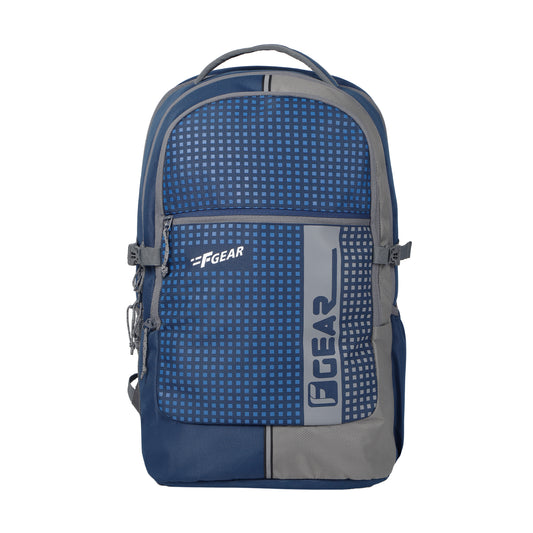 Blow Navy Blue Grey 32L Backpack With Rain Cover