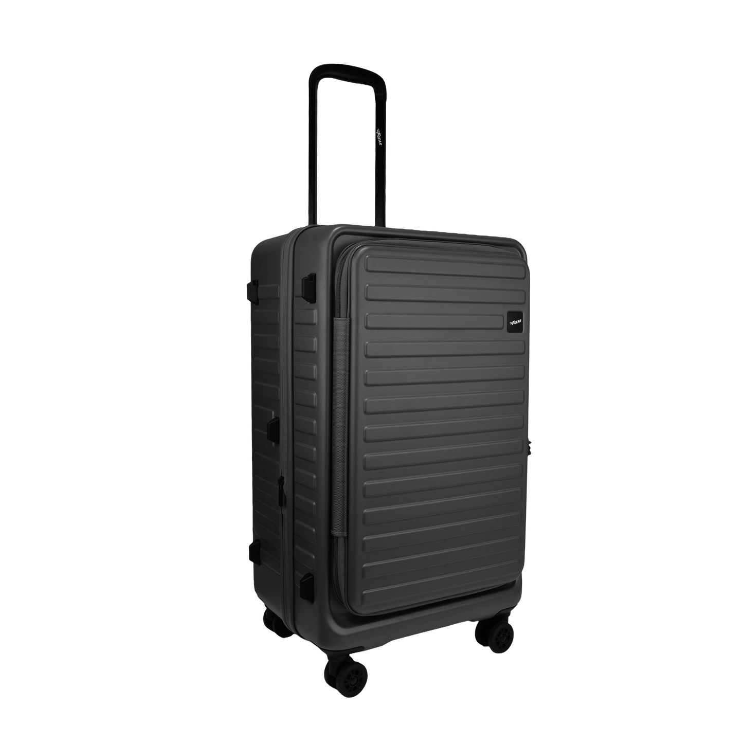 Windsor Steel Grey 68 cms Medium Front Opening Trunk-Style Check-in Strolley with Expander