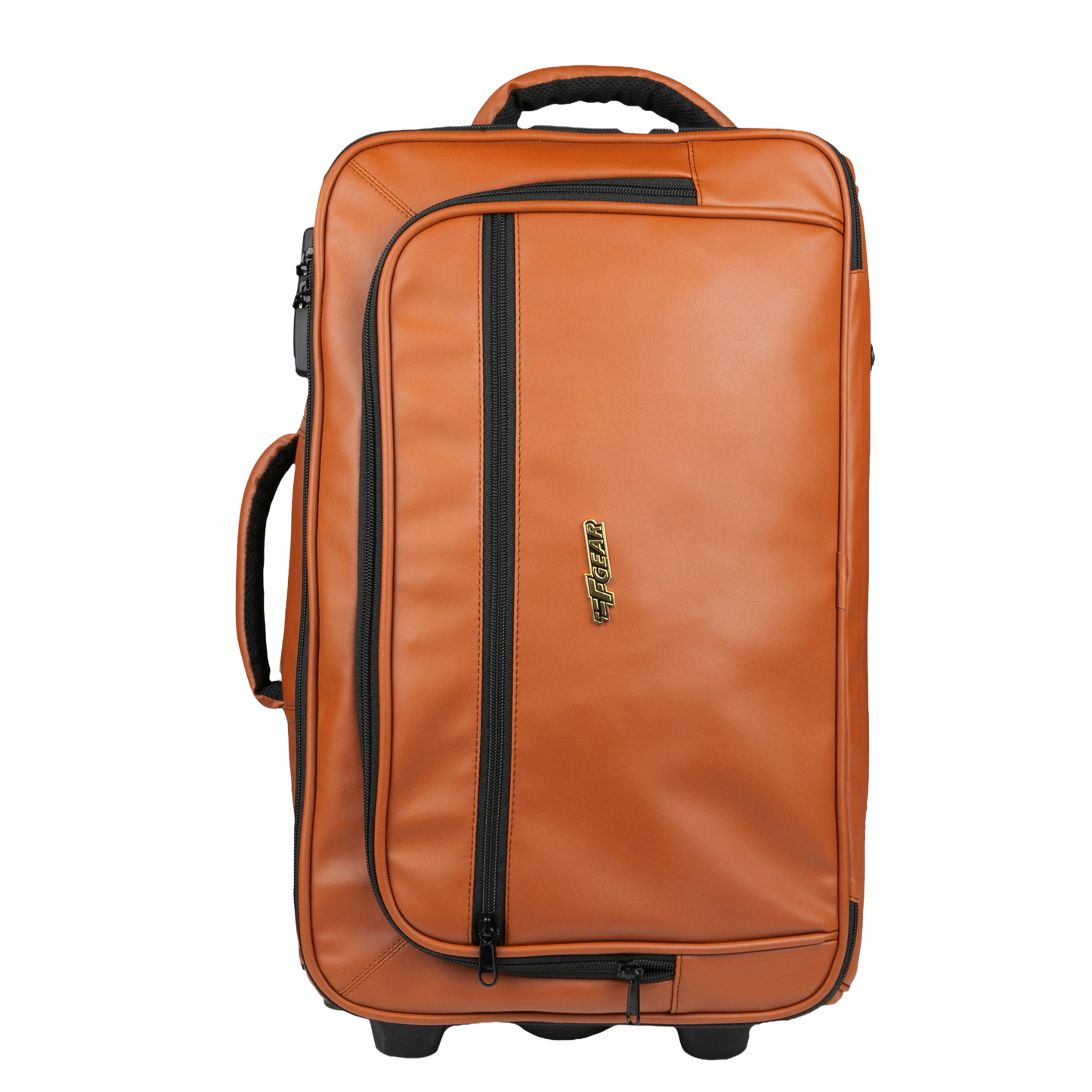Marshal 22L Chestnut Art Leather Overnighter Pilot Laptop Trolley Case