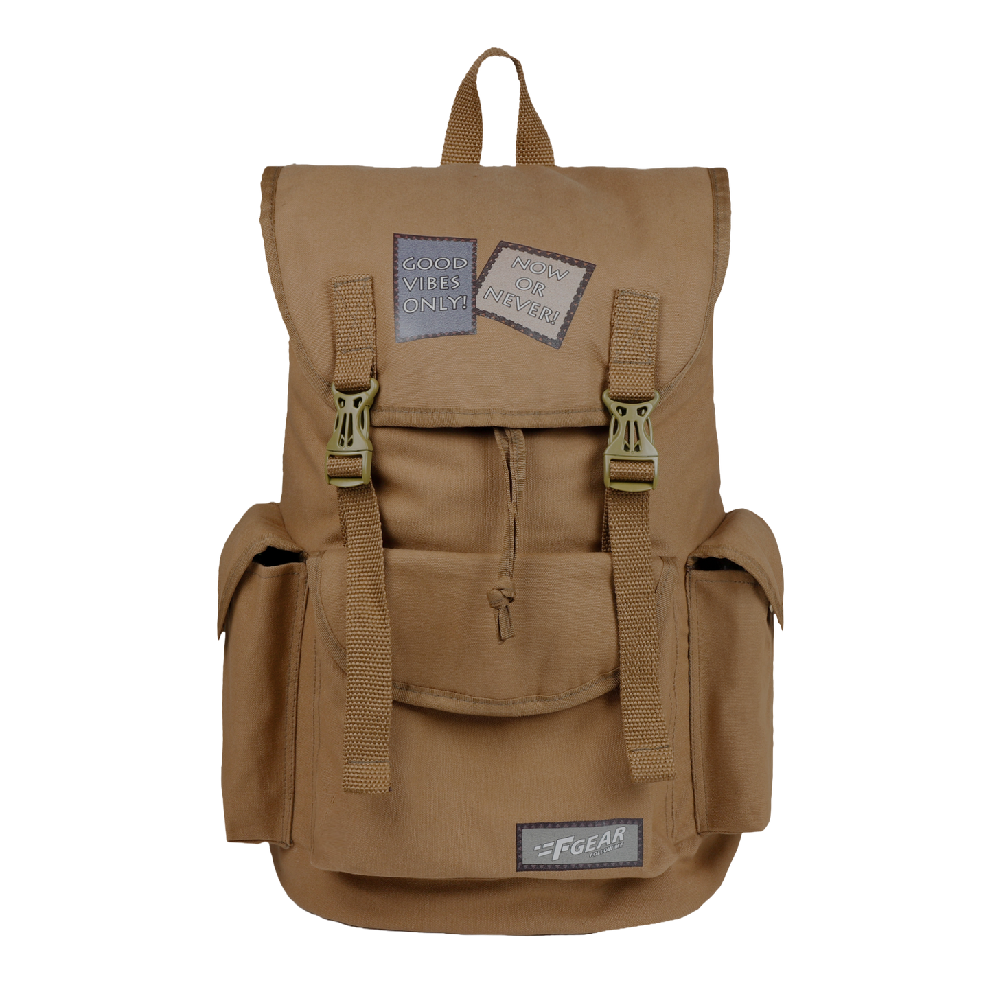 Webster 21L Khaki Canvas Backpack