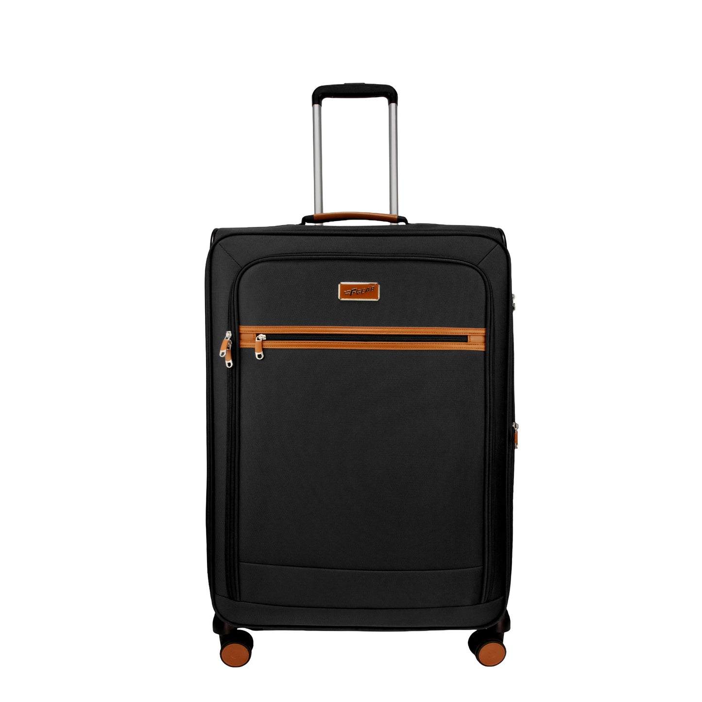 SoftAir Medium Black Check-in Suitcase