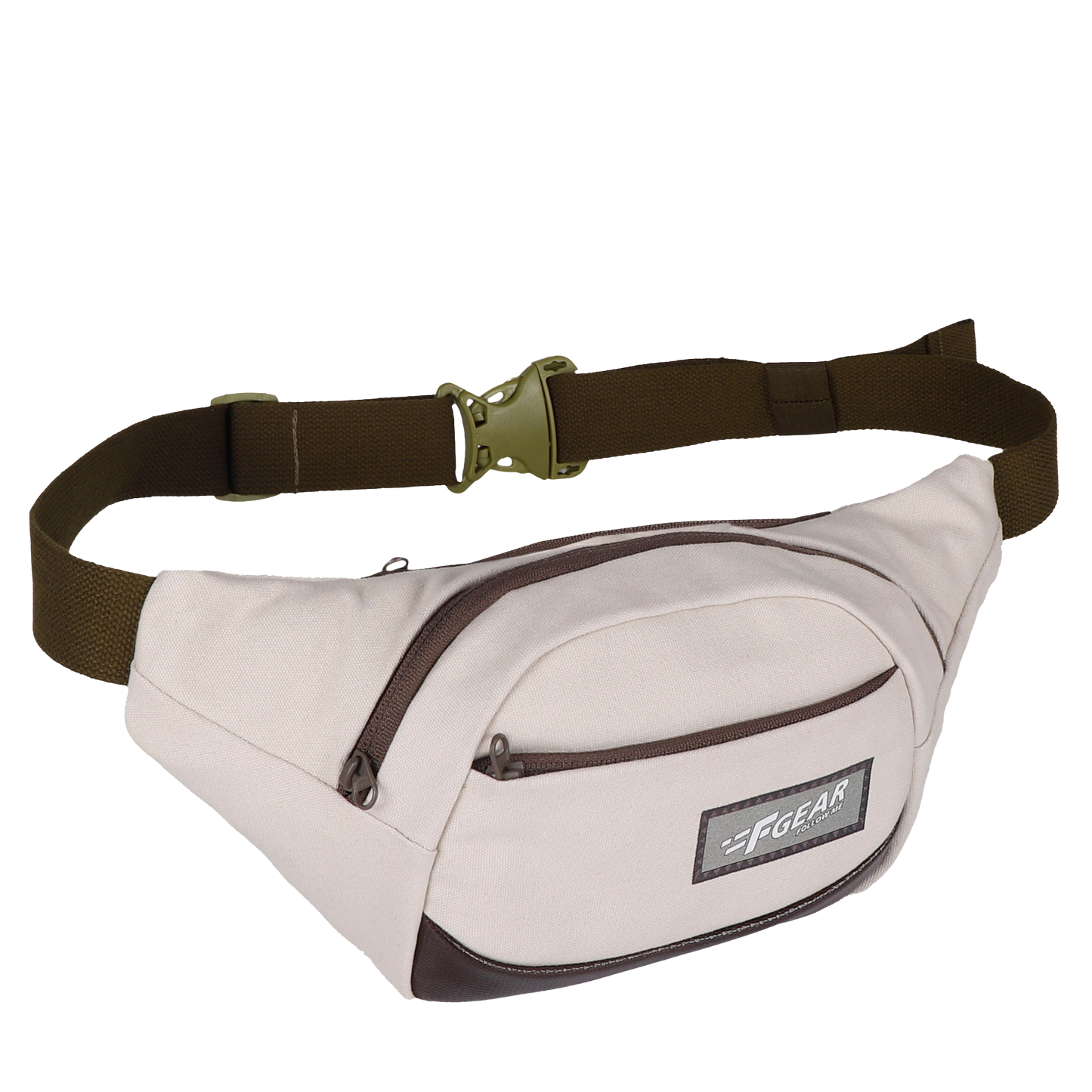 Touche Beige Canvas 4L Waist Pouch