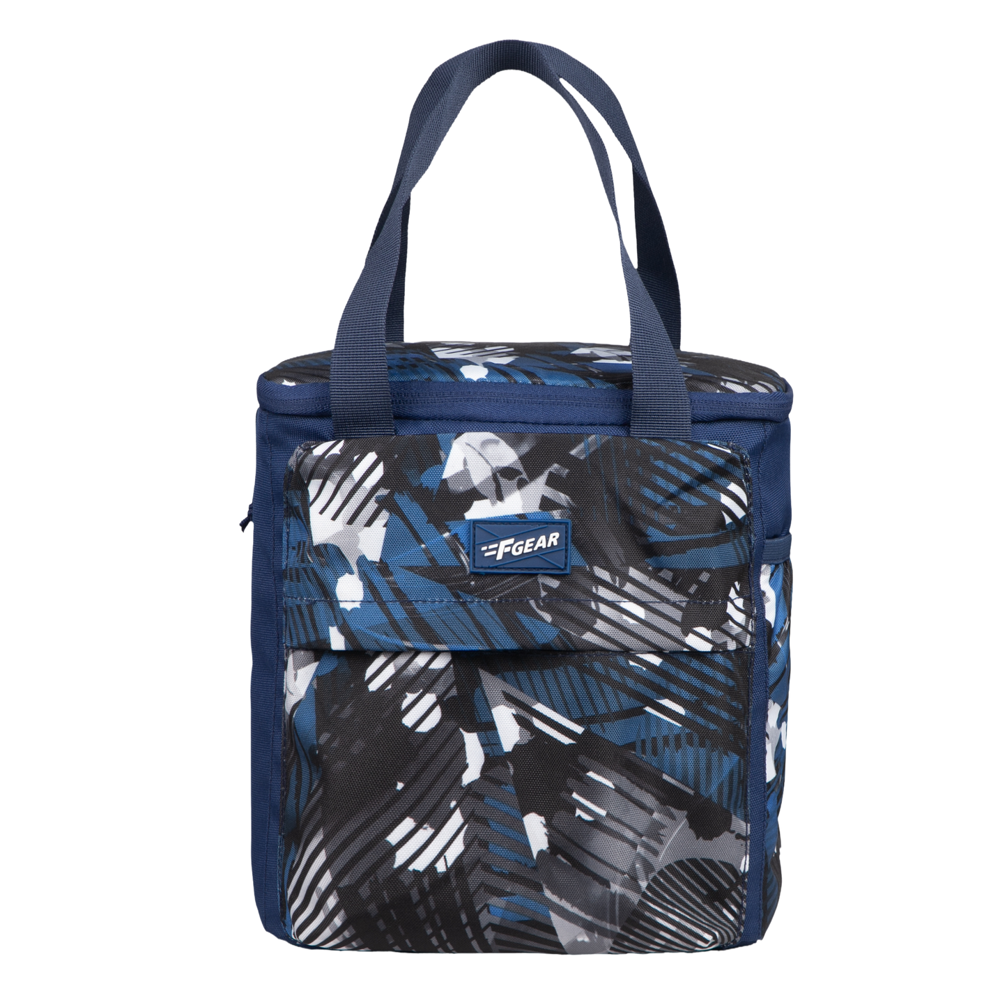 Hoover 7L Geometric Blue Black Lunch Bag