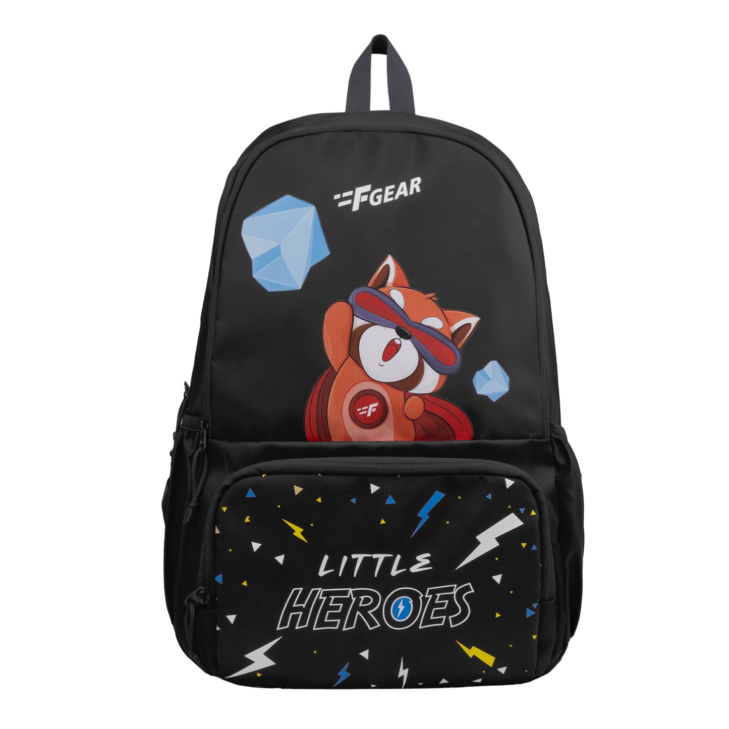 Little Heroes 22L Black Backpack