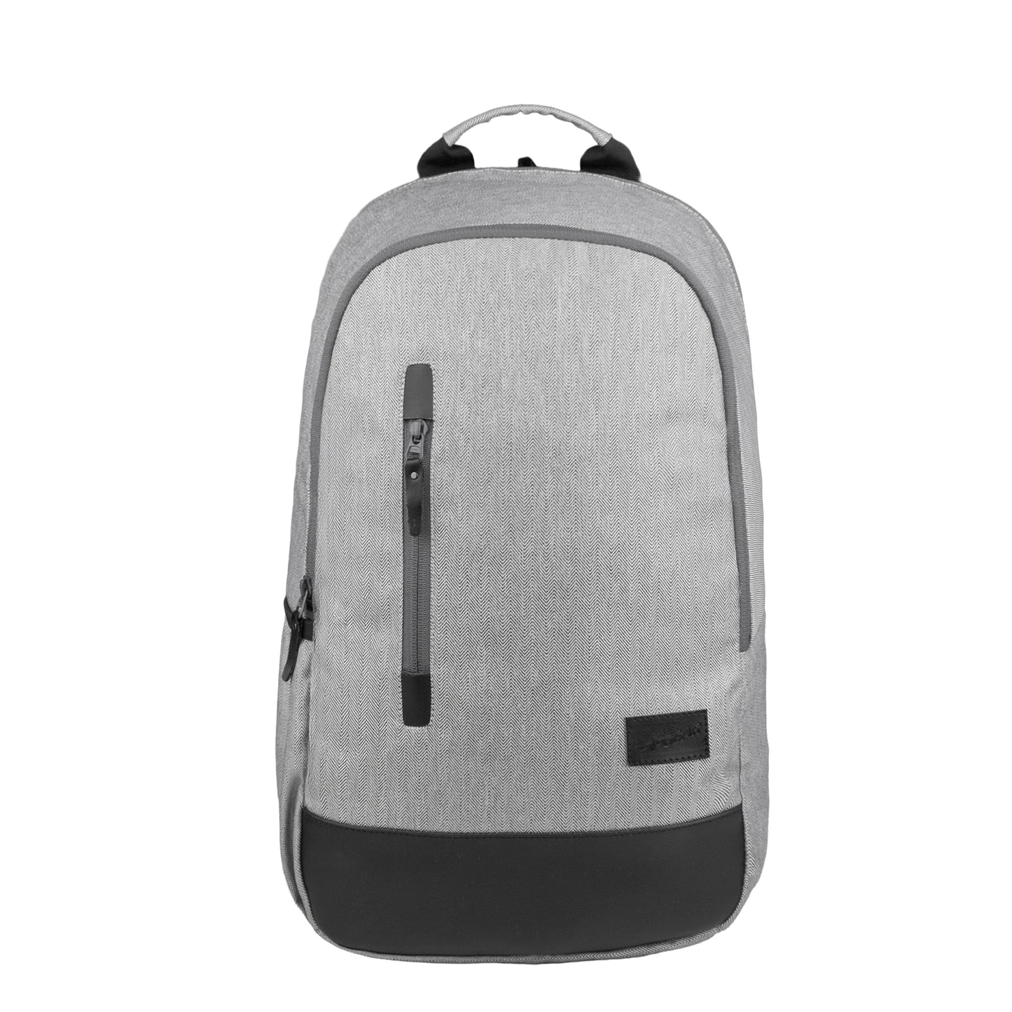 Applaud 23L Lt Grey Melange Herringbone Backpack
