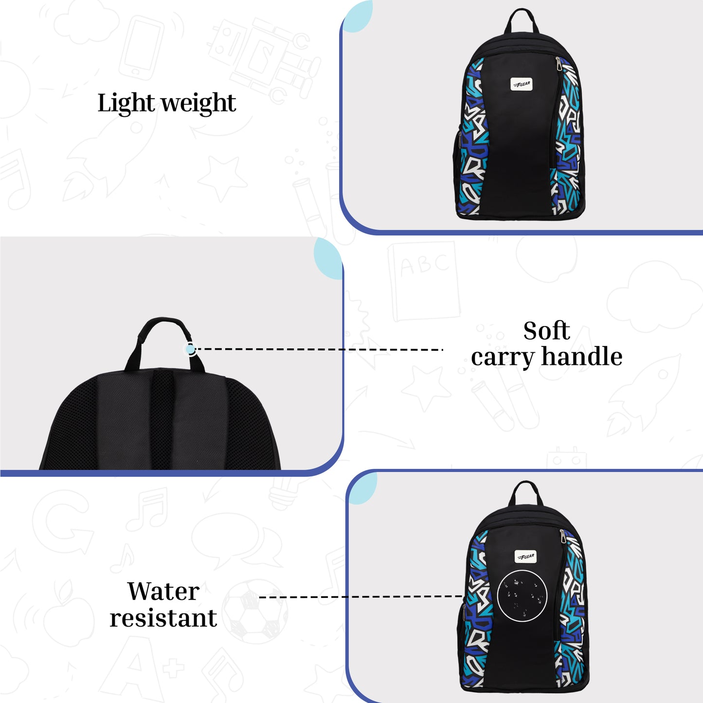 Nitro 38L Black Backpack