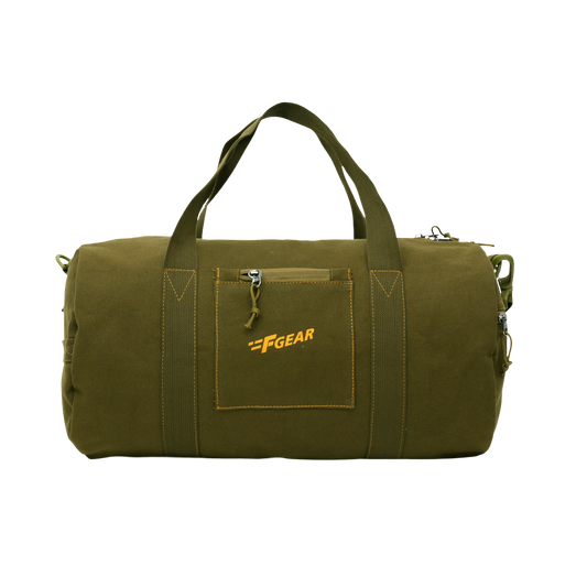 Army 30L Canvas Olive Gym Bag