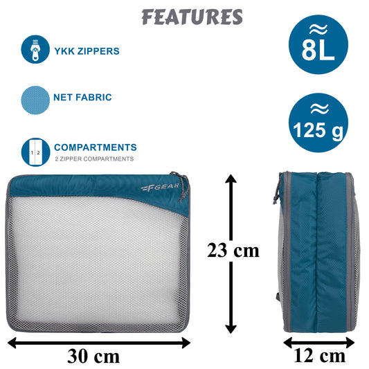 Organizy Medium Marine Blue Travel Packing Cube