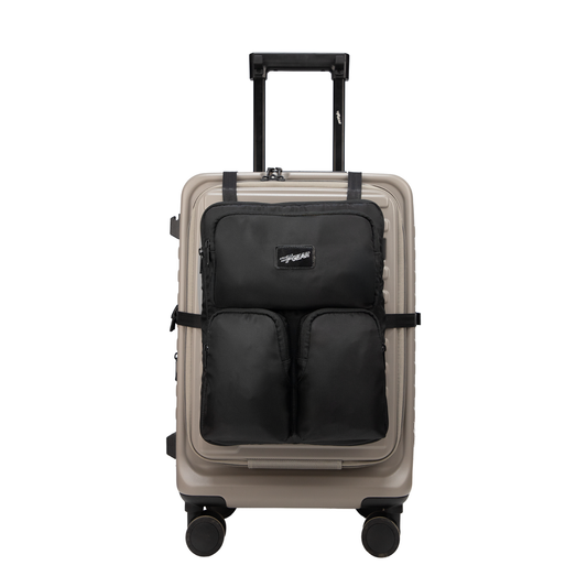 Lyon Black Over Luggage Organiser for Cabin Suitcase