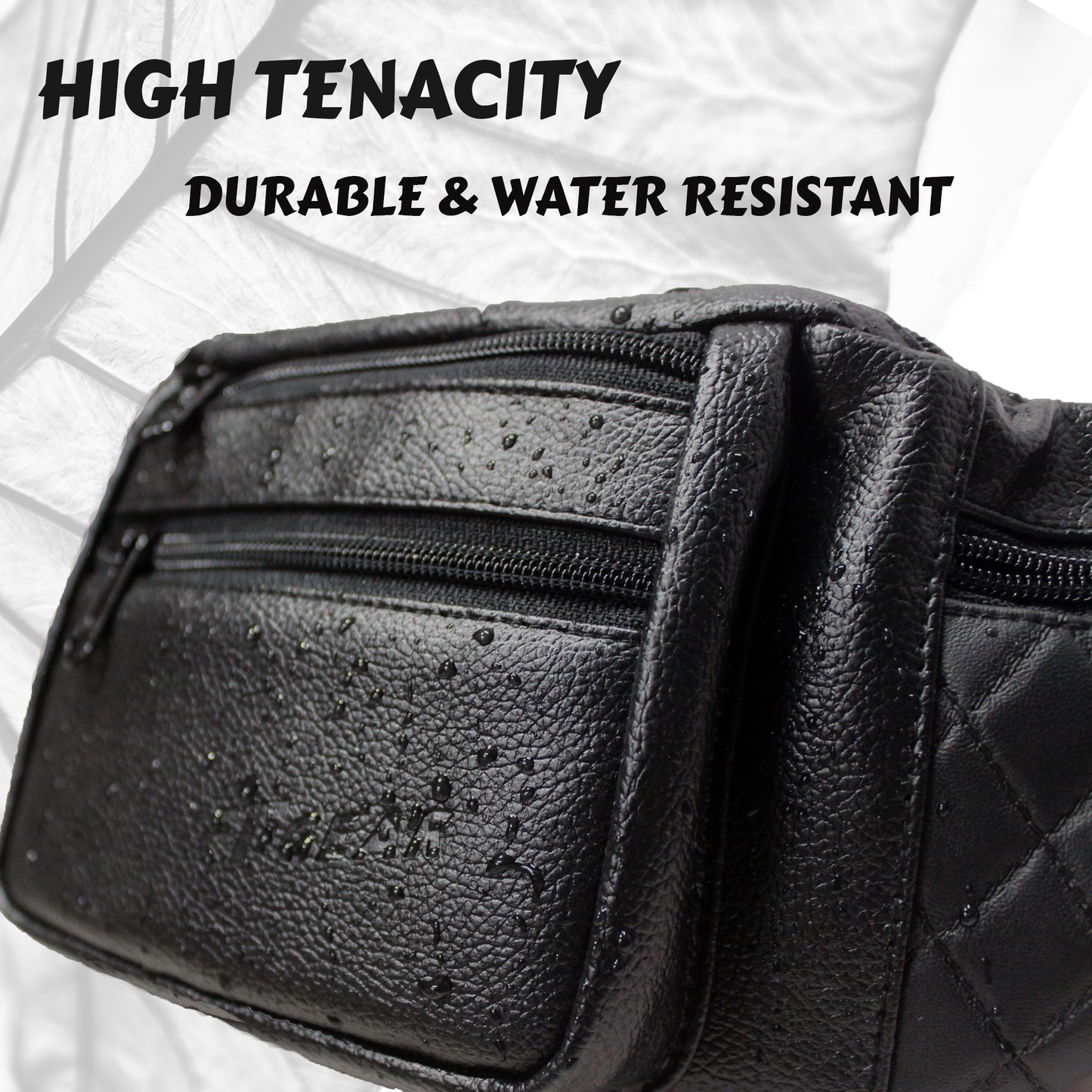 Czar Black Waist Bag