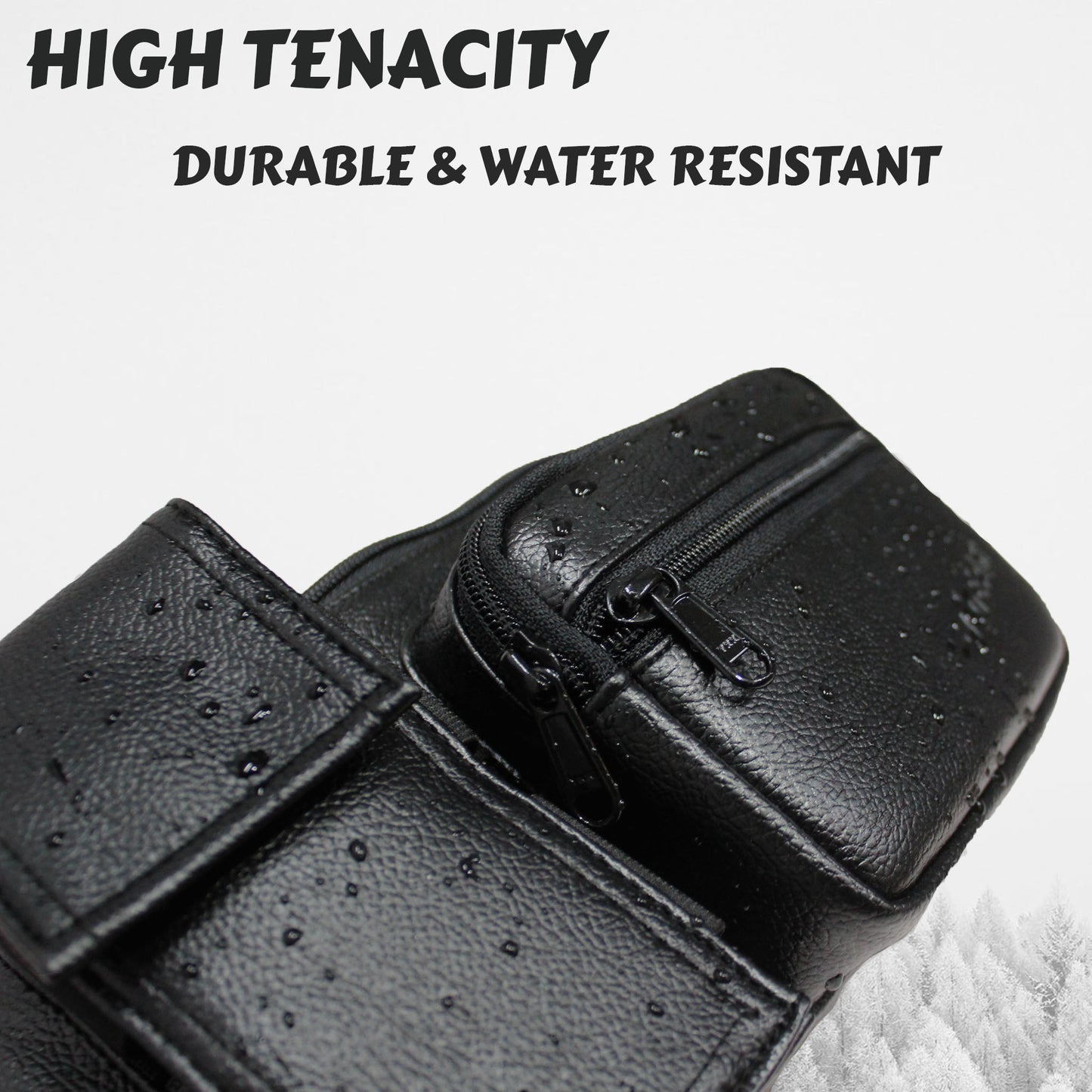 Potent Black Waist Bag
