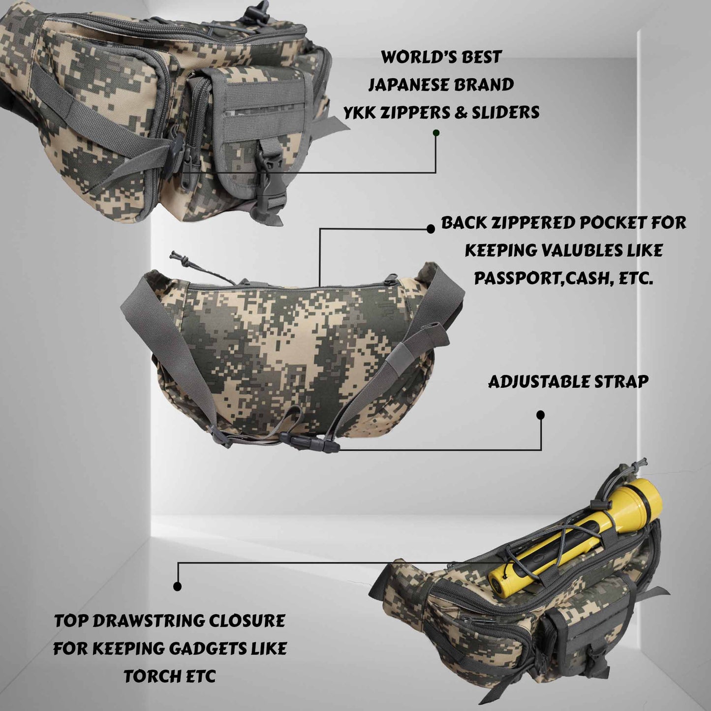 Trail Marpat ACV Camo Waist Pouch