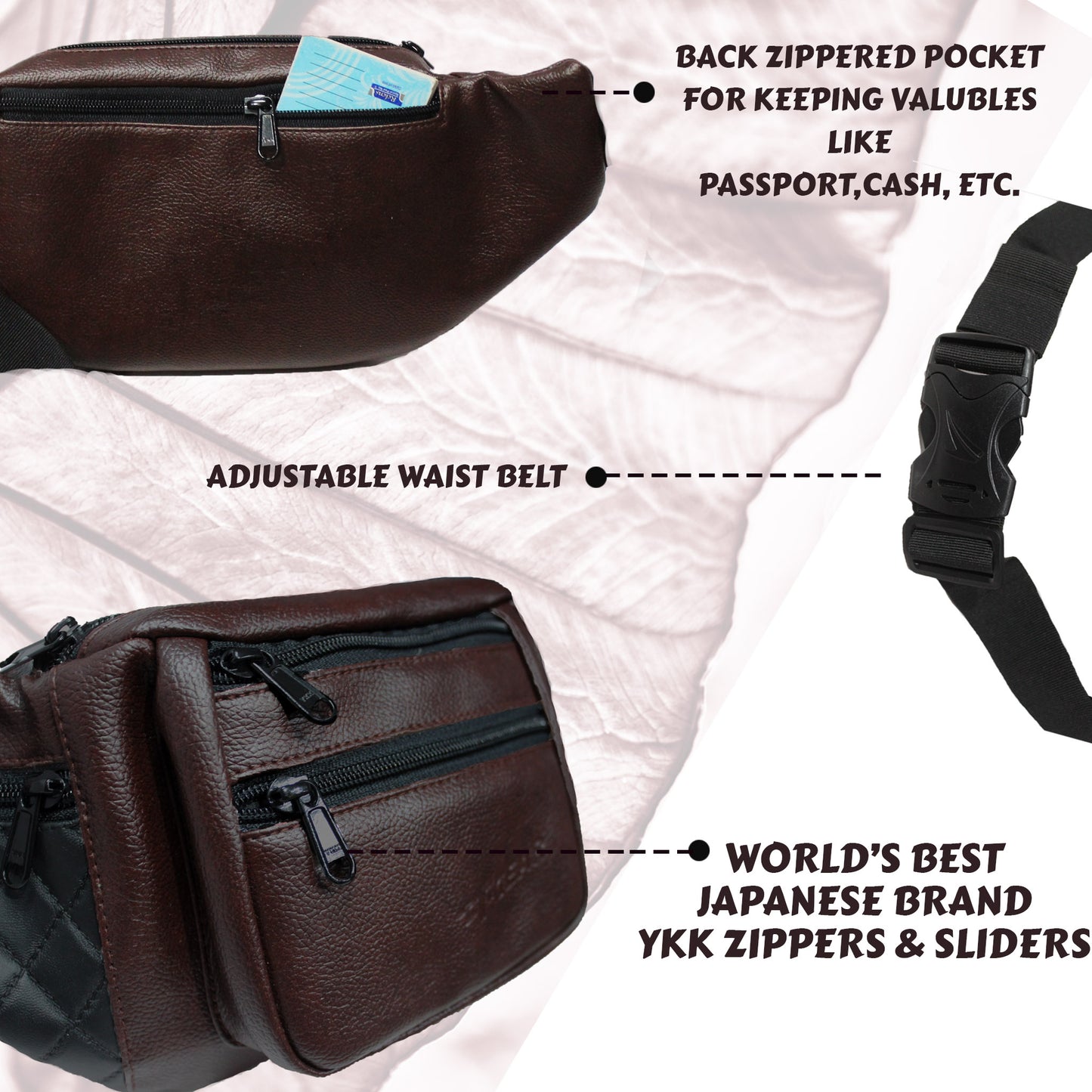 Czar Brown Waist Bag
