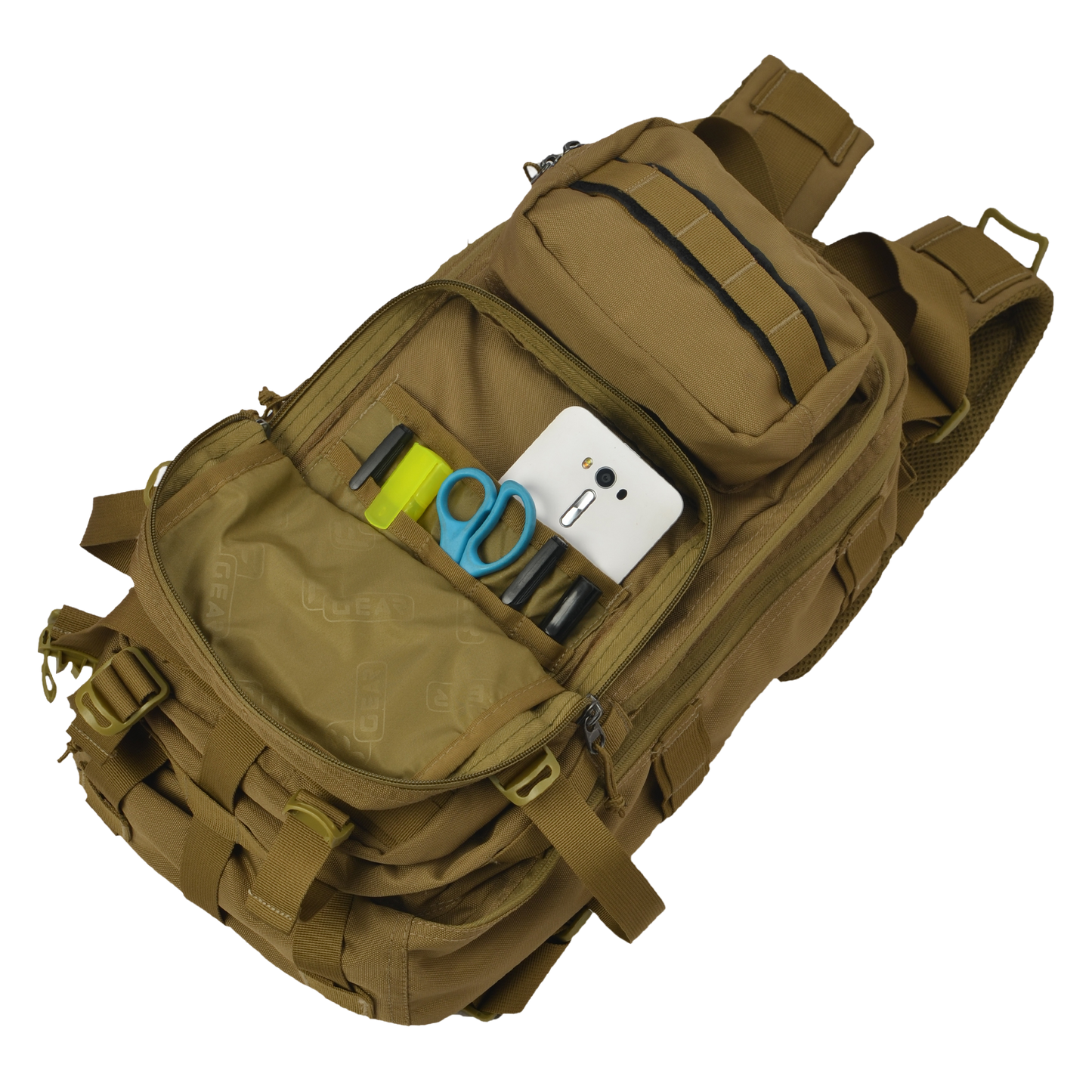 Military Tactical 29L Khaki Rucksack