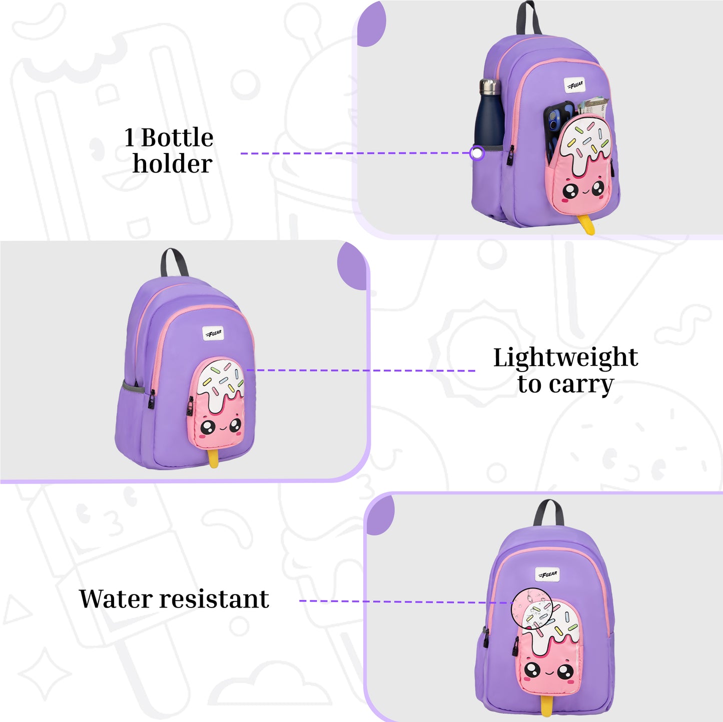 Cocoa 23L Popsicle Lavender Backpack