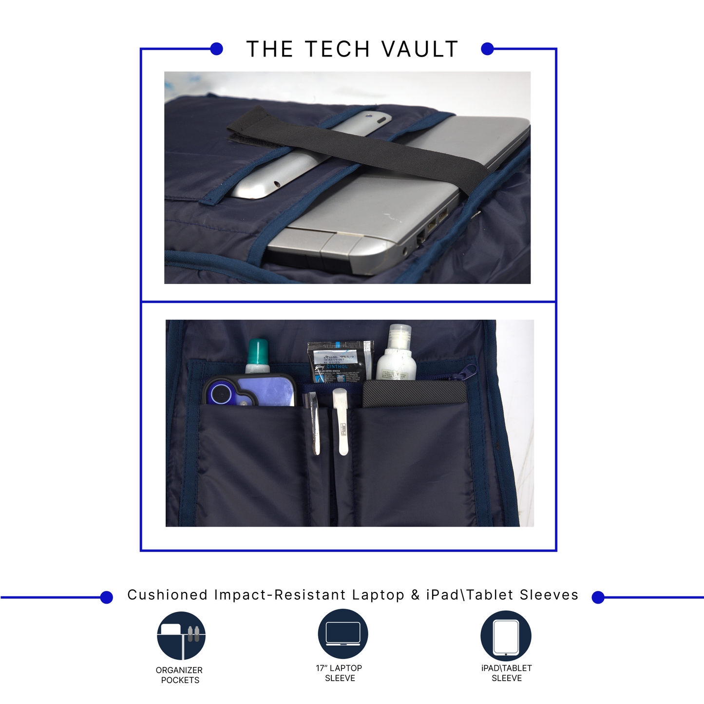 Canyon 18L Mint Green White Beige Laptop Backpack