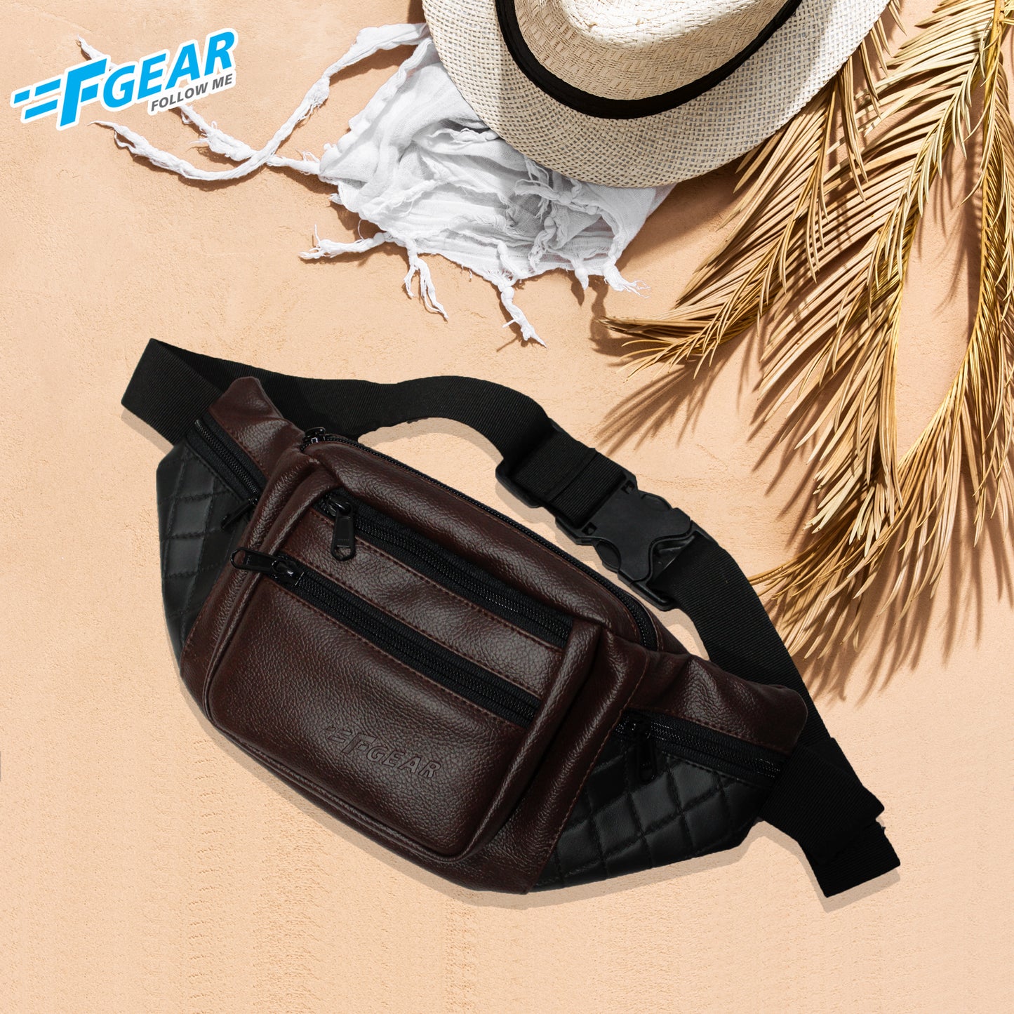 Czar Brown Waist Bag
