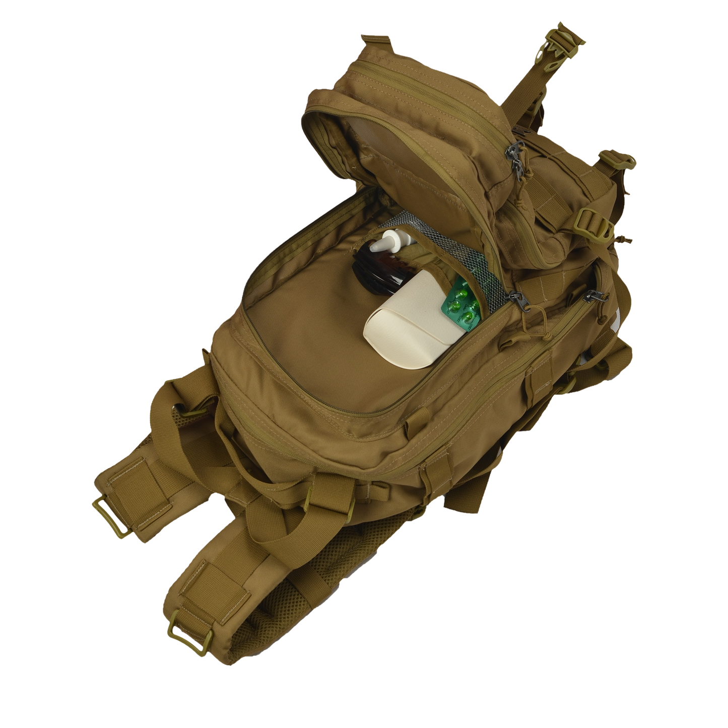 Military Tactical 29L Khaki Rucksack