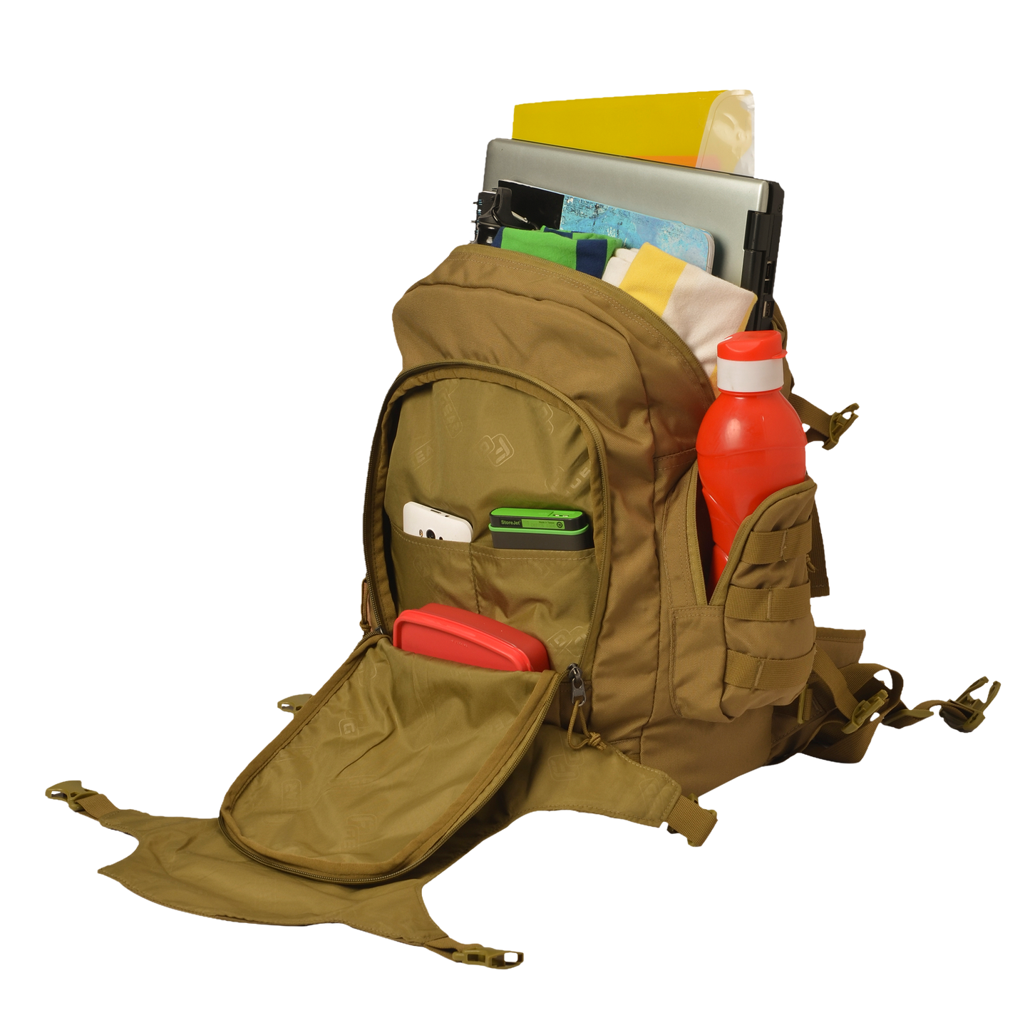 Military Ambush 32L Khaki Rucksack
