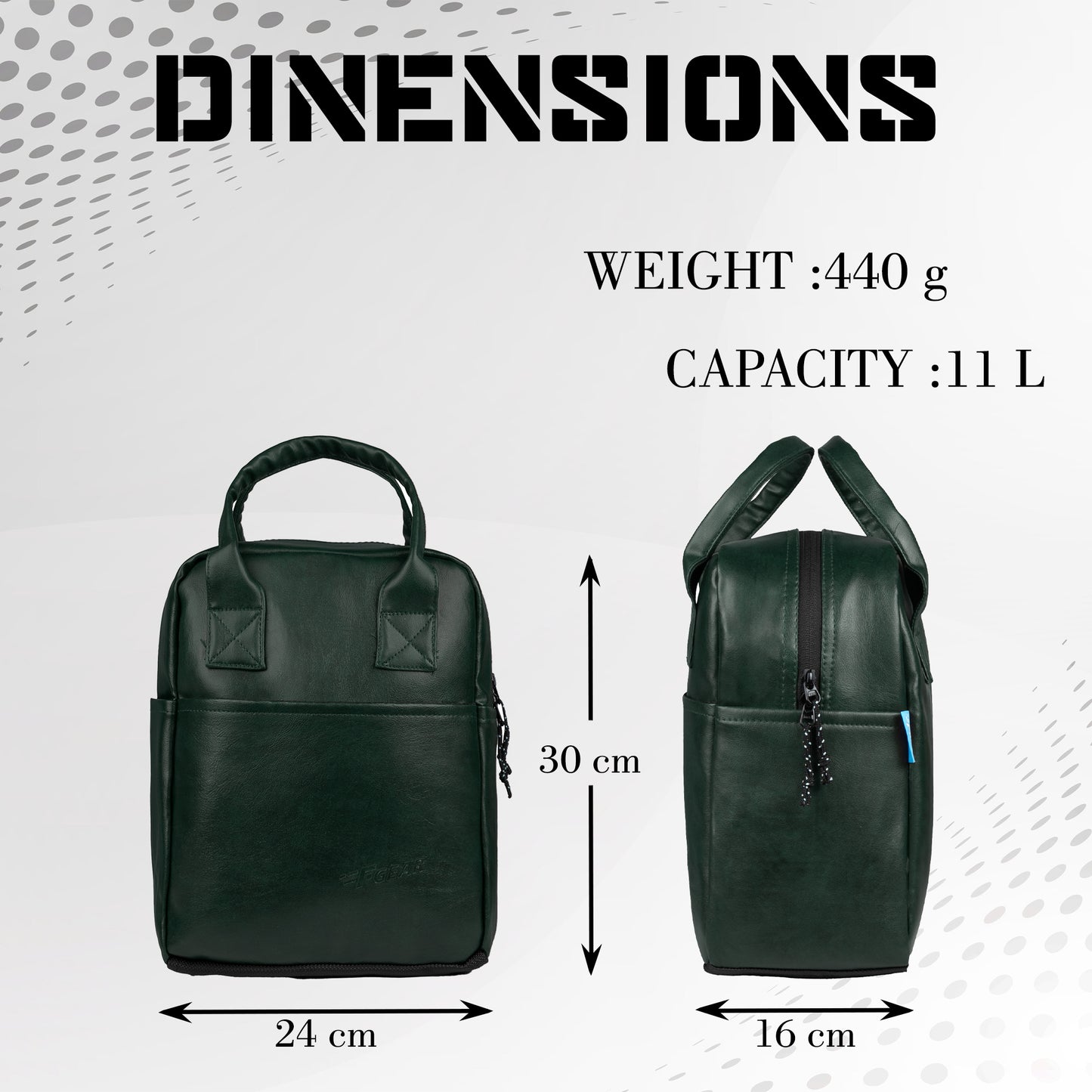 Modish 11L Olive Green Lunch Bag