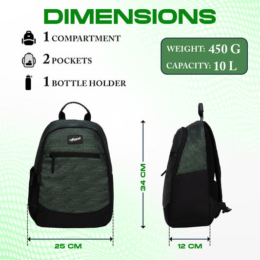 Noxe 10L Green Backpack
