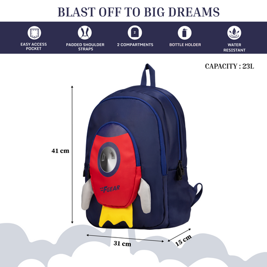 Cocoa 23L Rocket Navy Blue Backpack
