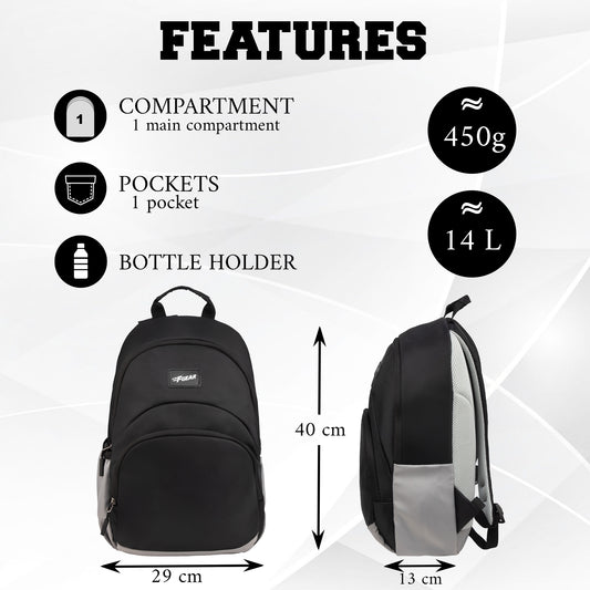Lume 14L Black Backpack