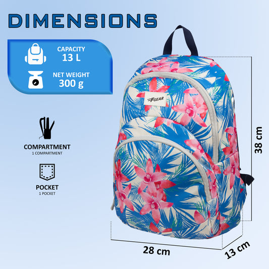 Fiona 13L White Ferns Flora Backpack