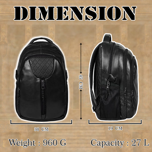 Tycoon 27L Black Laptop Backpack