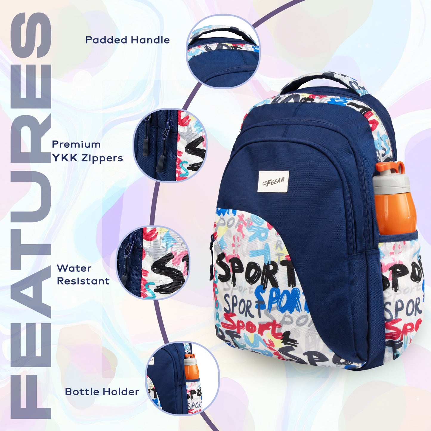 Haven 22L Blue Sport Backpack