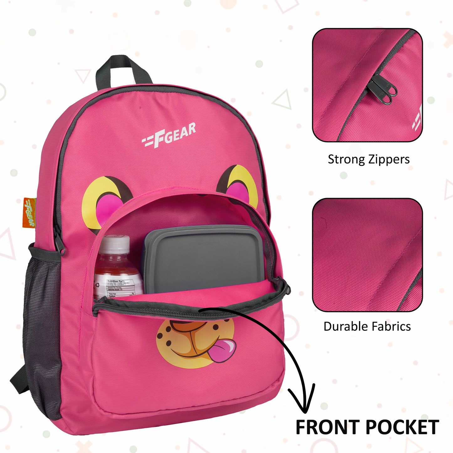 Ziggy 13L Rosebud Say Cheese Kids Backpack