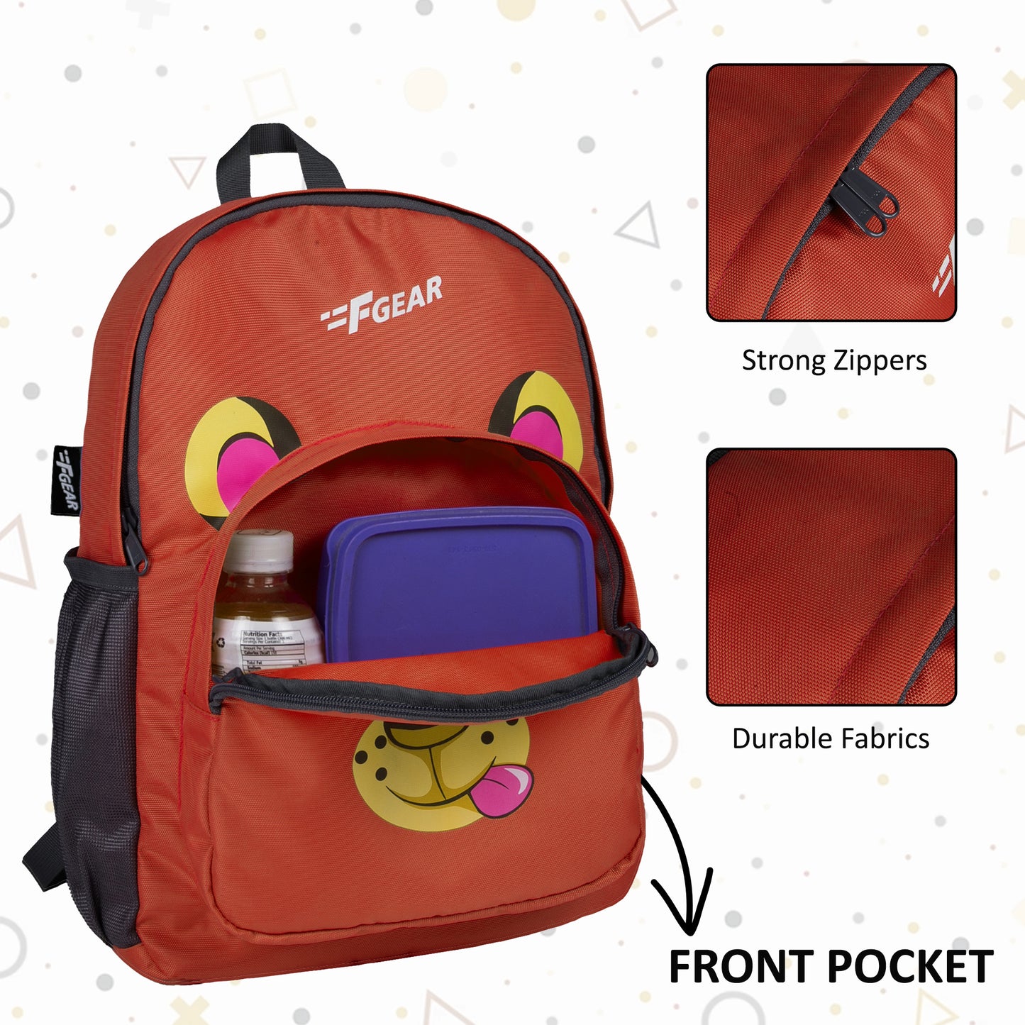 Ziggy 13L Picante Say Cheese Kids Backpack