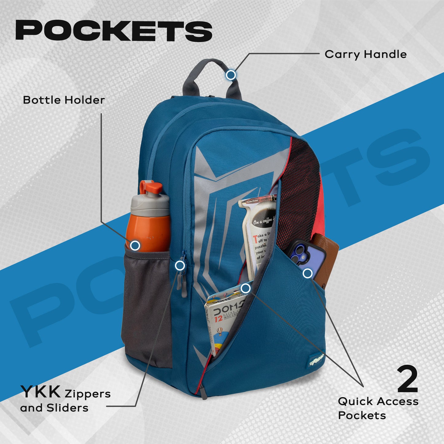 Prowler 32L Aqua Blue Backpack