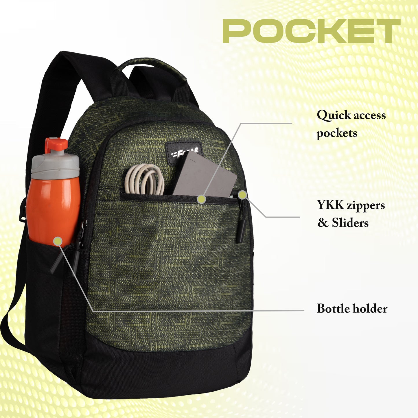 Noxe 10L Yellow Backpack