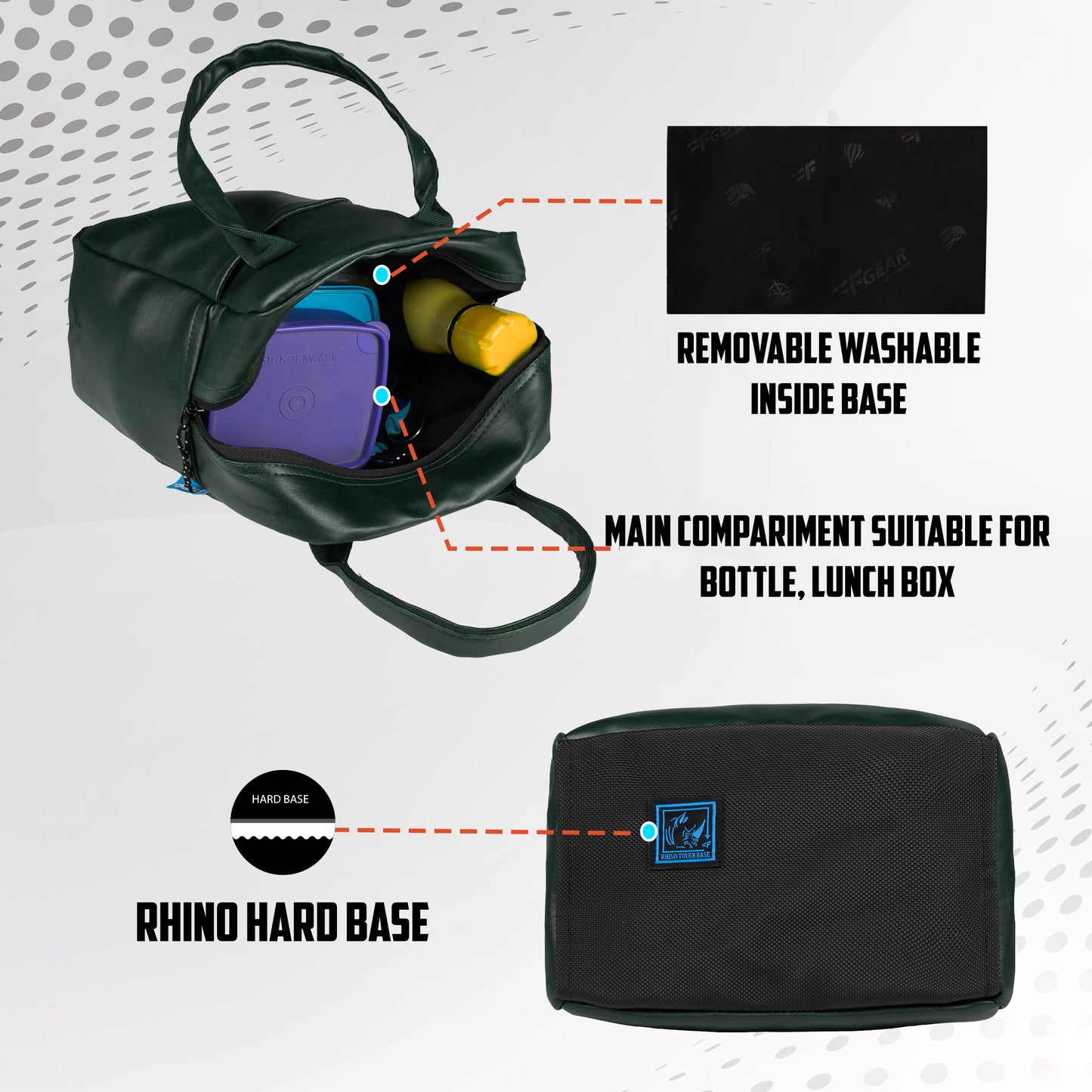 Modish 11L Olive Green Lunch Bag