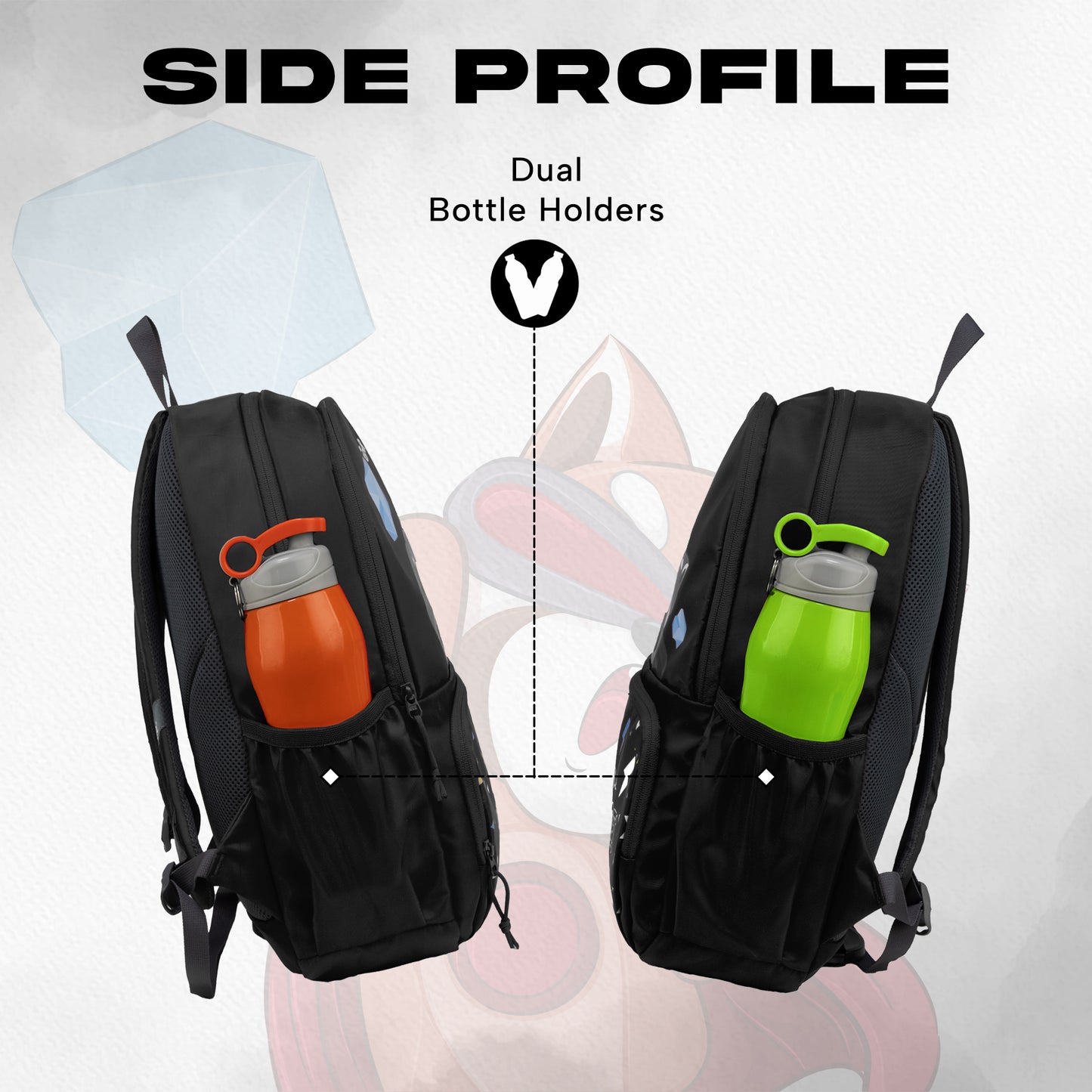 Little Heroes 22L Black Backpack