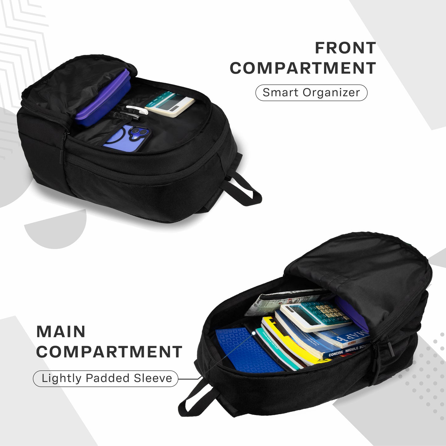 Bold 24L Black Backpack