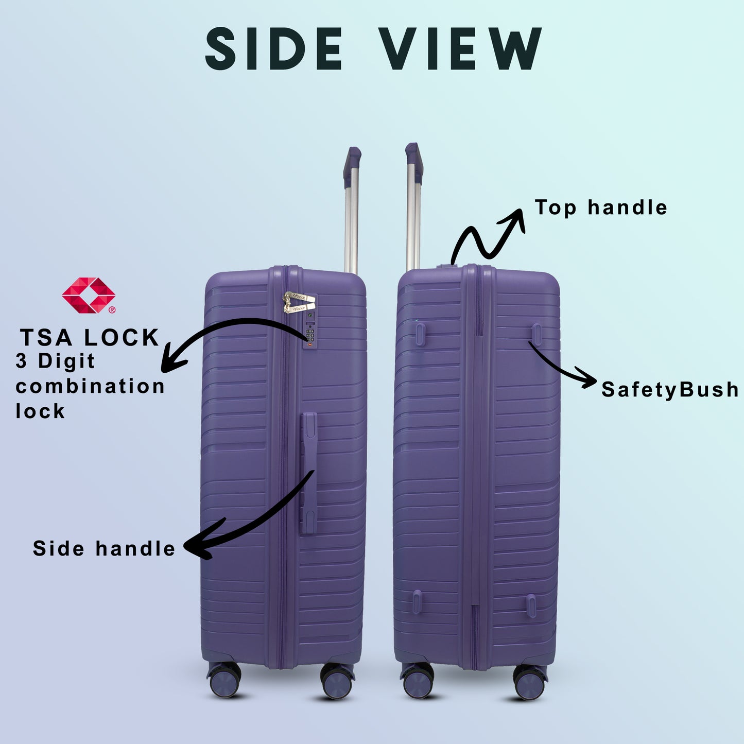 Aegis 30" Future Dusk Check-in Large Suitcase