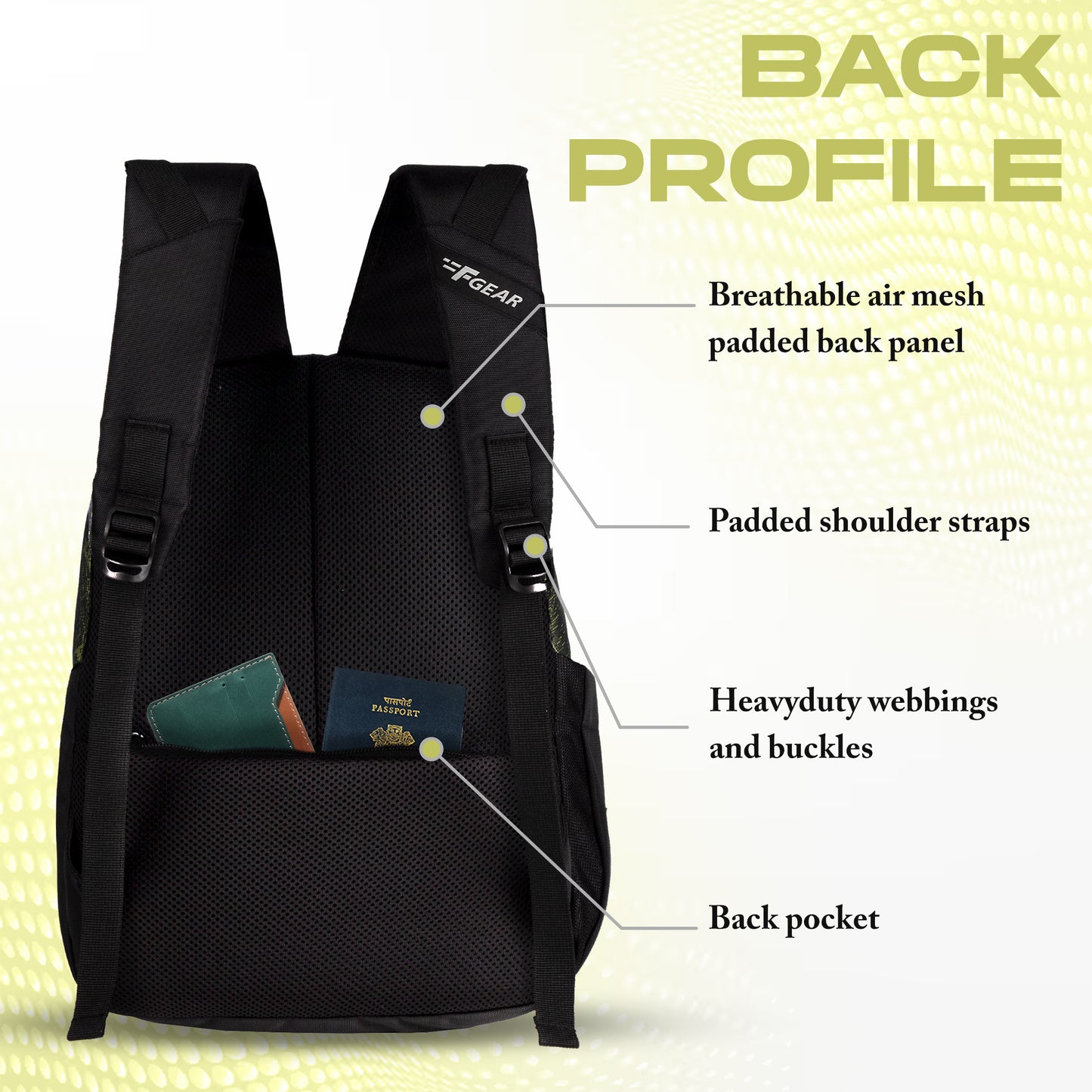 Noxe 10L Yellow Backpack