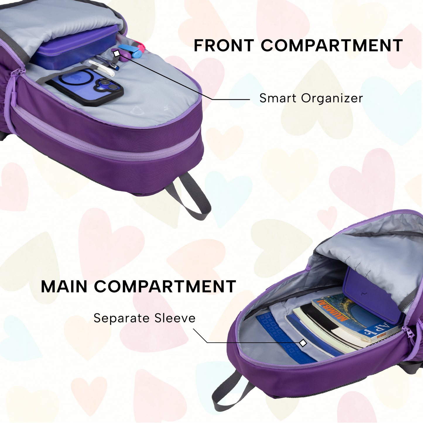 Little Magic 22L Dark Purple Backpack